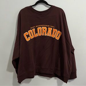 Dark Brown Crewneck Sweatshirt